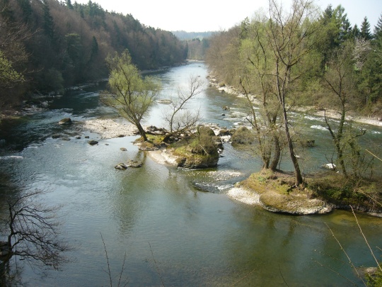 An der Reuss in der Nähe von Gnadenthal