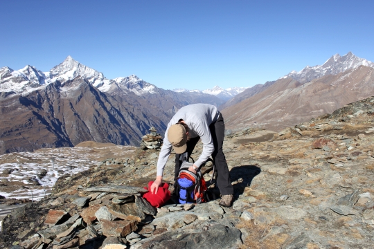 Sommertemperaturen auf dem Gornergrat