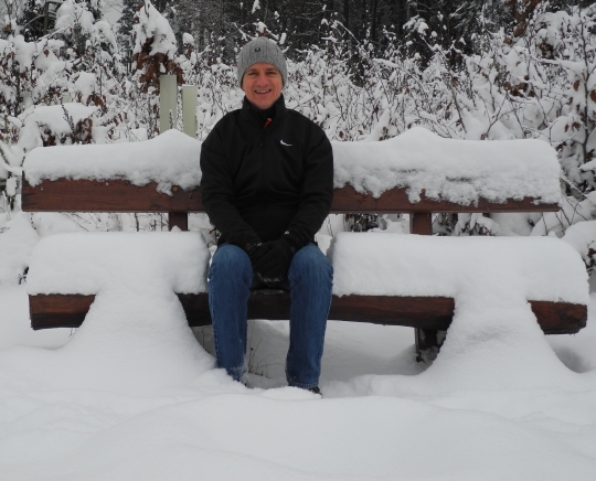 Christof im Schnee