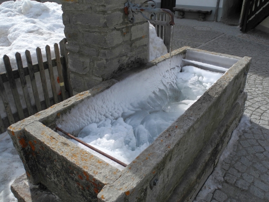 Brunnen in Silvaplana