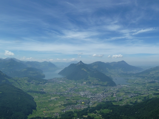 Blick von der Rotenflue Richtung Südwesten.