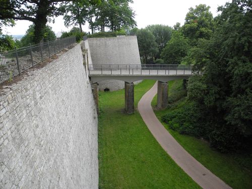 Sparrenburg mit Torbrücke und Marienrondell.