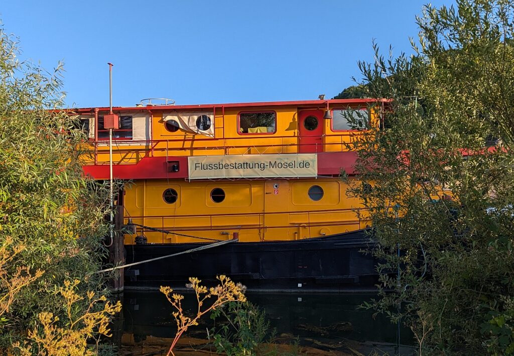 Sozusagen für die letzte Fahrt.