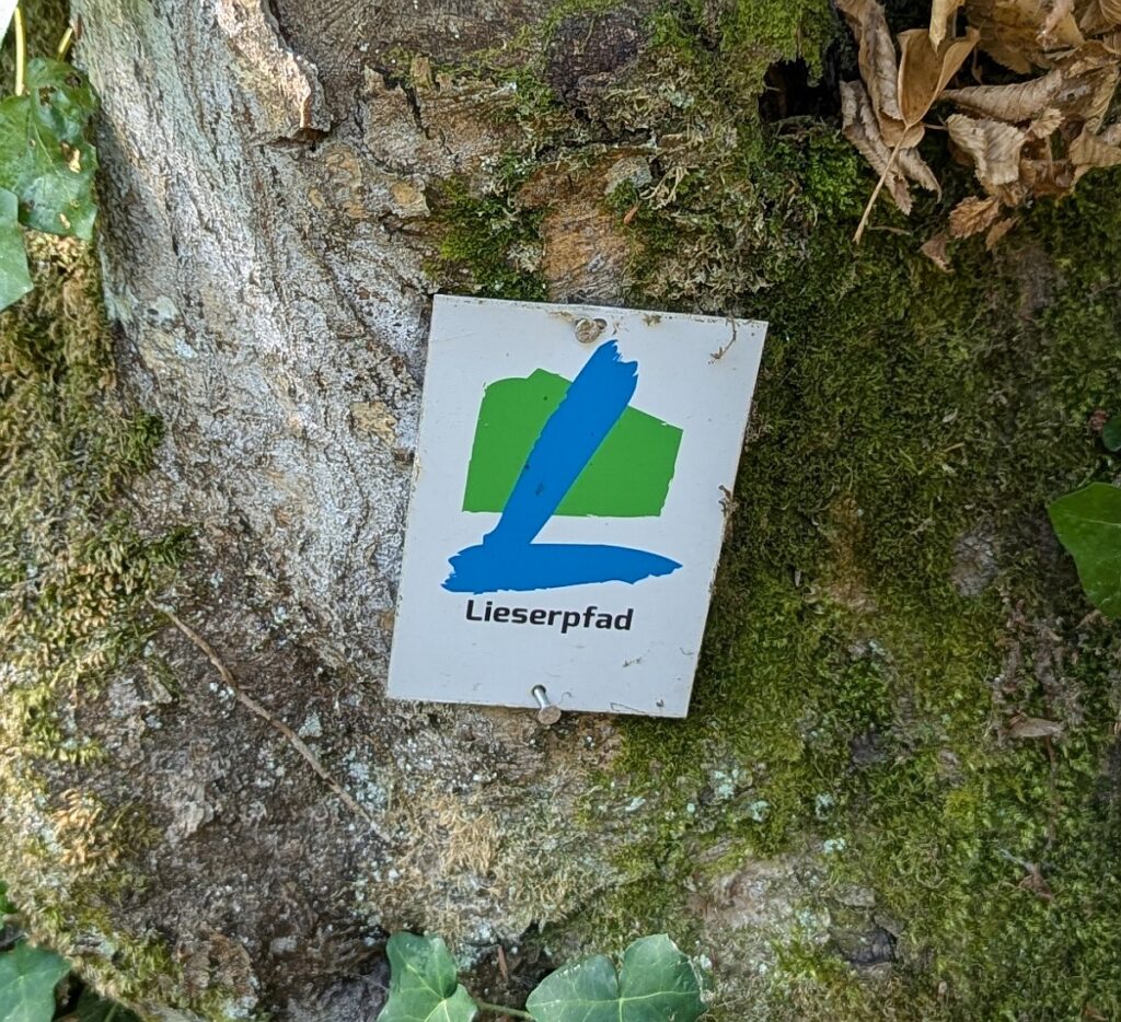 Auf dem Lieserpfad.